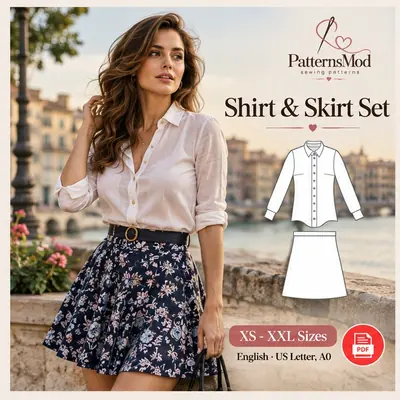 Shirt & Skirt Set
